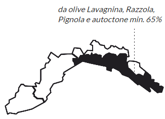 Mappa DOP Riviera di Levante